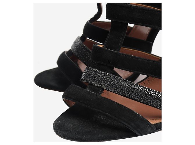 Alaïa Schwarze Gladiator-Sandaletten mit Absatz - Größe EU 37.5 (UK 4.5) - Ansicht 5