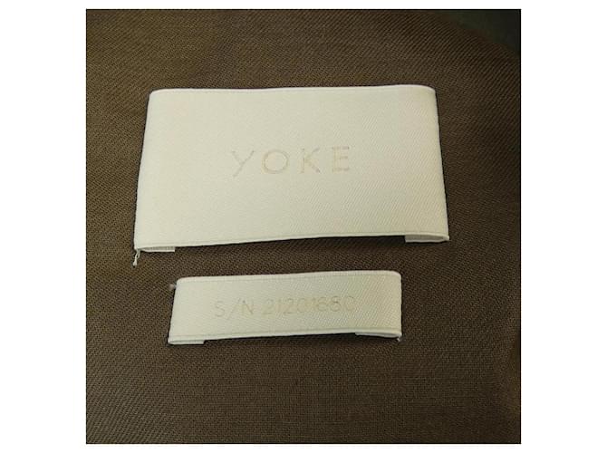 Autre Marque Abrigo YOKE Verde Caqui - vista 4