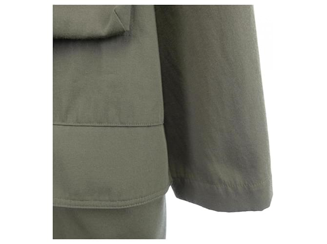 Autre Marque Abrigo YOKE Verde Caqui - vista 6