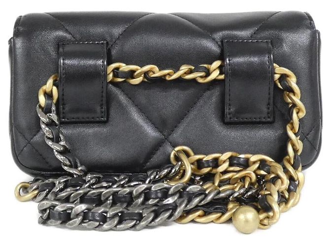 Chanel 19 Marsupio Chanel19 in agnello Nero - vista 2