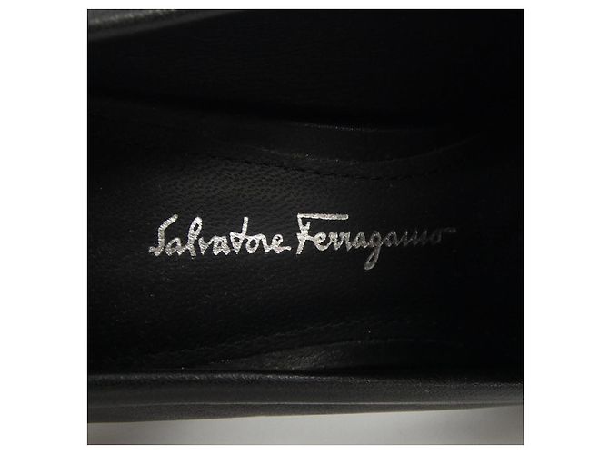 Décolleté in pelle Salvatore Ferragamo Nero - vista 6