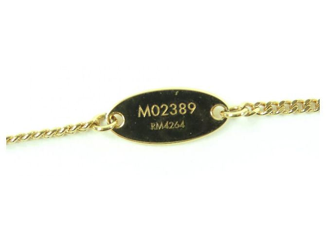 Collana My LV Heart con strass Louis Vuitton D'oro - vista 8