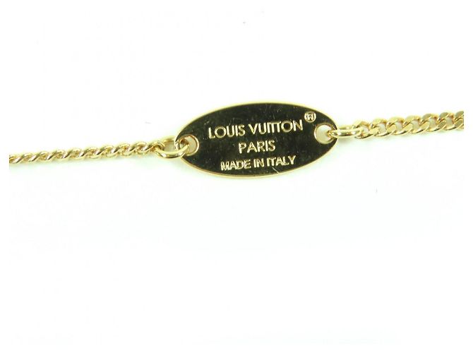 Collana My LV Heart con strass Louis Vuitton D'oro - vista 9