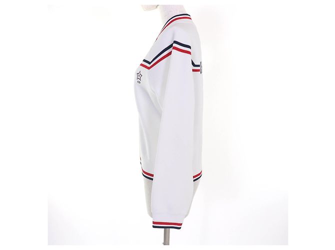 Chaqueta bomber Christian Dior Dior Vibe de rayón Blanco - vista 2