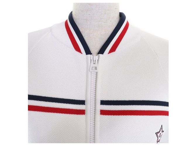Chaqueta bomber Christian Dior Dior Vibe de rayón Blanco - vista 4