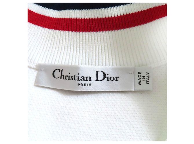 Chaqueta bomber Christian Dior Dior Vibe de rayón Blanco - vista 9