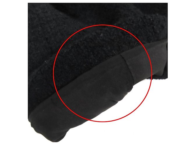 Chaqueta CHANEL COCO Mark de lana Negro - vista 11