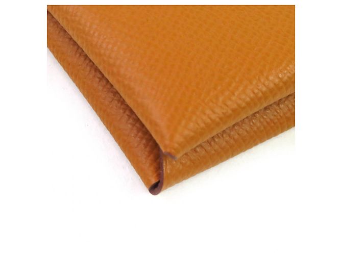 Hermès Tarjetero Calvi en piel Epsom Hermes Dorado - vista 5