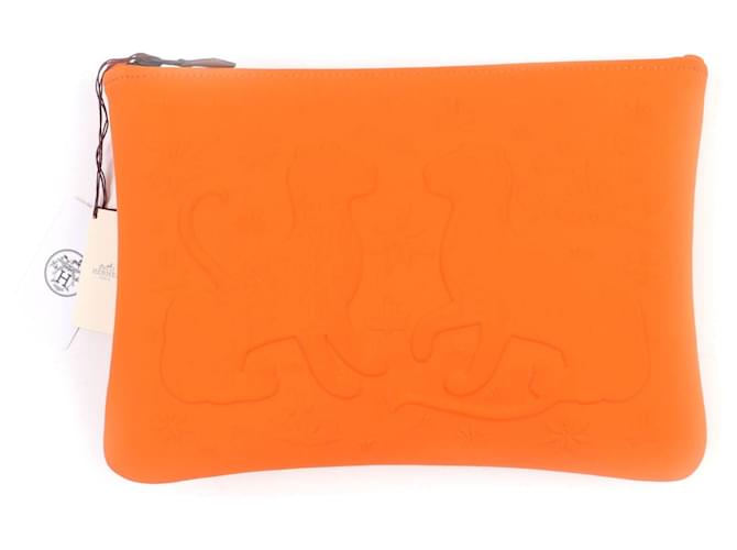 Hermès Pochette Hermes Neoban Arancione - vista 2