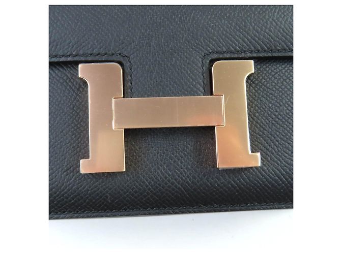 Hermès Hermes Constance 3 Mini Epsom Schultertasche Schwarz - Ansicht 10
