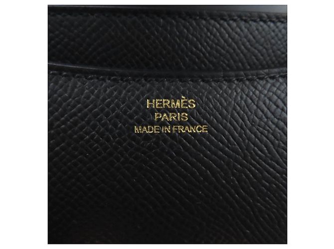 Hermès Hermes Constance 3 Mini Epsom Schultertasche Schwarz - Ansicht 12