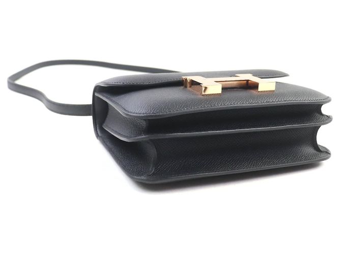 Hermès Hermes Constance 3 Mini Epsom Schultertasche Schwarz - Ansicht 4