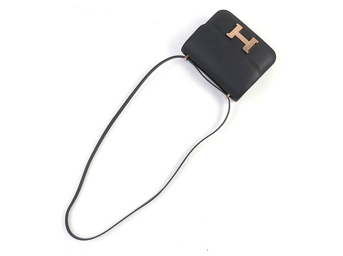 Hermès Hermes Constance 3 Mini Epsom Schultertasche Schwarz - Ansicht 9