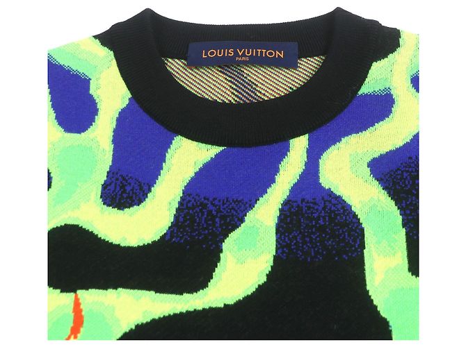 Mehrfarbiger Wollpullover Louis Vuitton Mehrfarben - Ansicht 2