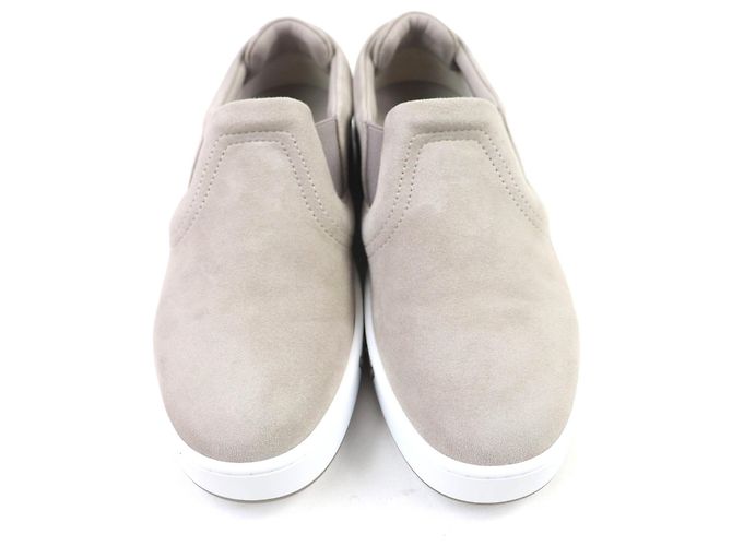 Hermès Mocassini Kiddy in scamosciato Hermes Marrone Grigio - vista 4