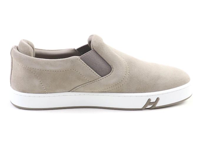 Hermès Mocassini Kiddy in scamosciato Hermes Marrone Grigio - vista 6