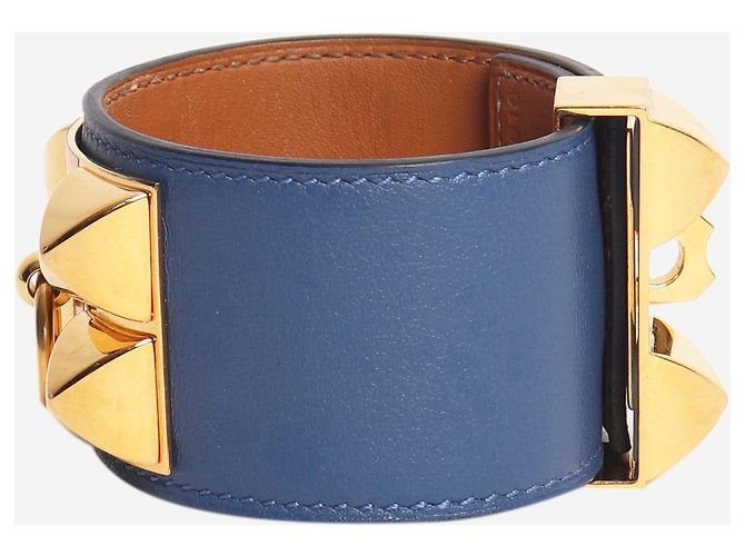 Ring Hermès Pulsera Collier de Chien azul - vista 2