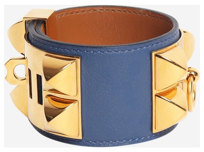 Ring Hermès Pulsera Collier de Chien azul - vista 4