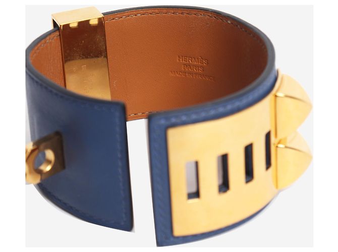 Ring Hermès Pulsera Collier de Chien azul - vista 5