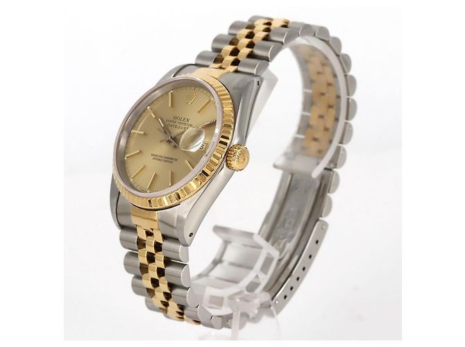 Rolex Datejust Acero Inoxidable Oro Amarillo Automático Dorado - vista 2