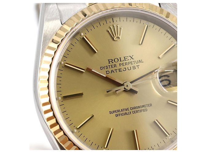 Rolex Datejust Acero Inoxidable Oro Amarillo Automático Dorado - vista 8