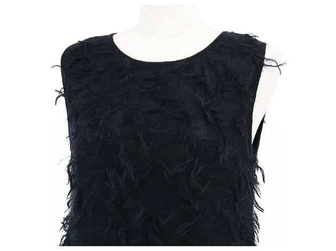 Timeless Mohairkleid Chanel 09A P36107 Blau Marineblau - Ansicht 2