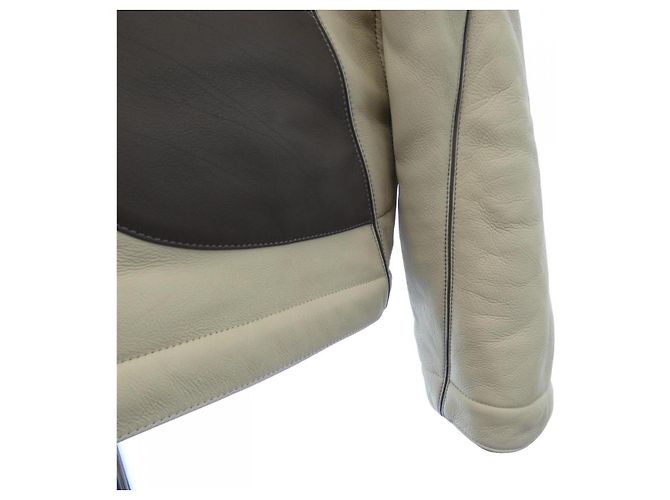 Hermès Giacca in shearling Hermes Beige - vista 6