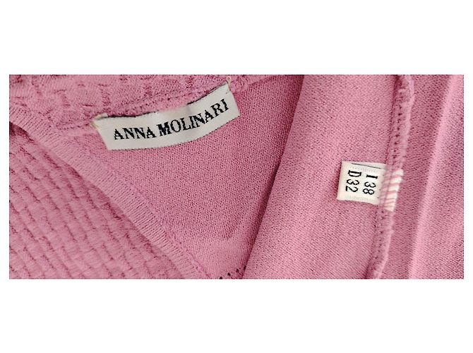 Autre Marque Anna Molinari rosa Strick-Top mit Neckholder Pink - Ansicht 4
