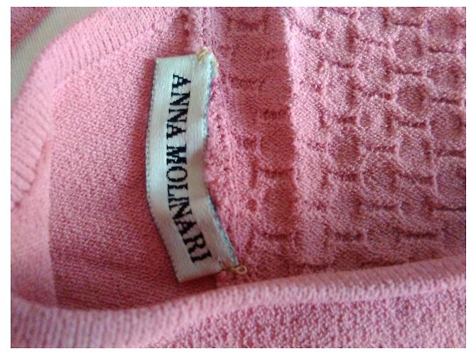 Autre Marque Anna Molinari rosa Strick-Top mit Neckholder Pink - Ansicht 6