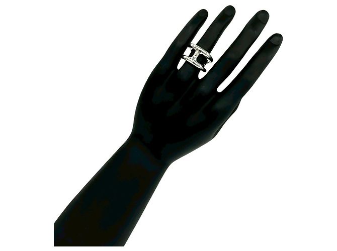 Hermès HERMES Osmo's GM Ring Silvery - view 2