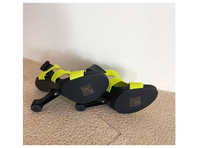 United Nude Sandali EAMZ Alice Cyber Lime Nero Verde - vista 12