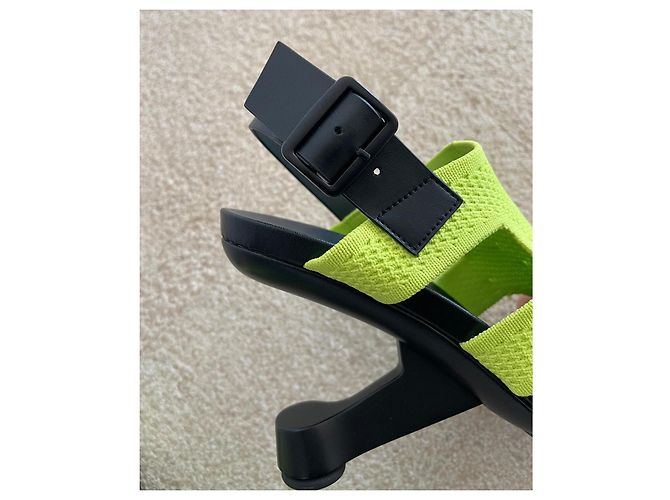 United Nude Sandali EAMZ Alice Cyber Lime Nero Verde - vista 6
