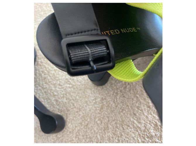 United Nude Sandali EAMZ Alice Cyber Lime Nero Verde - vista 7