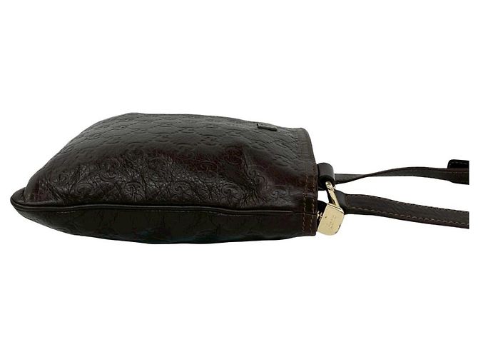 Borsa a tracolla mini Gucci Guccissima Marrone - vista 6