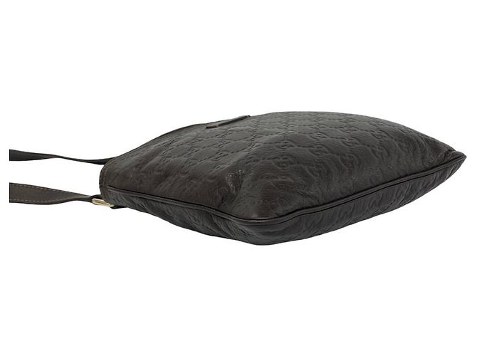 Borsa a tracolla mini Gucci Guccissima Marrone - vista 7