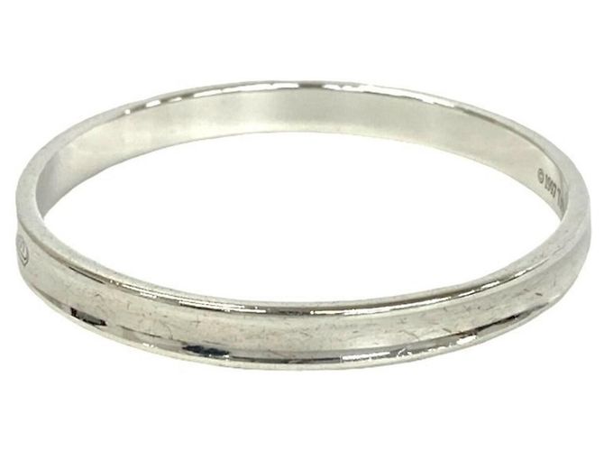 Tiffany & Co Bracciale rigido sottile Tiffany in argento 925 - vista 4