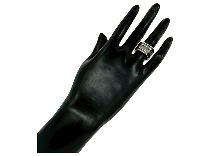 Tiffany & Co Anello Atlas Wide Band di Tiffany in argento sterling - Ansicht 2