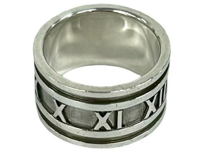 Tiffany & Co Anello Atlas Wide Band di Tiffany in argento sterling - Ansicht 4