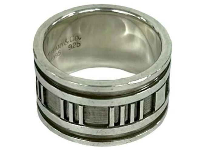 Tiffany & Co Anello Atlas Wide Band di Tiffany in argento sterling - Ansicht 5