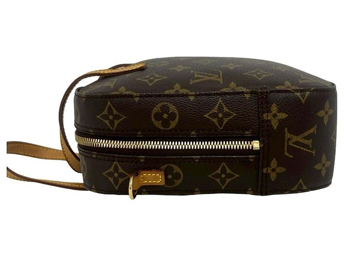 Borsa a tracolla Louis Vuitton Spontini in pelle monogram Marrone - vista 5
