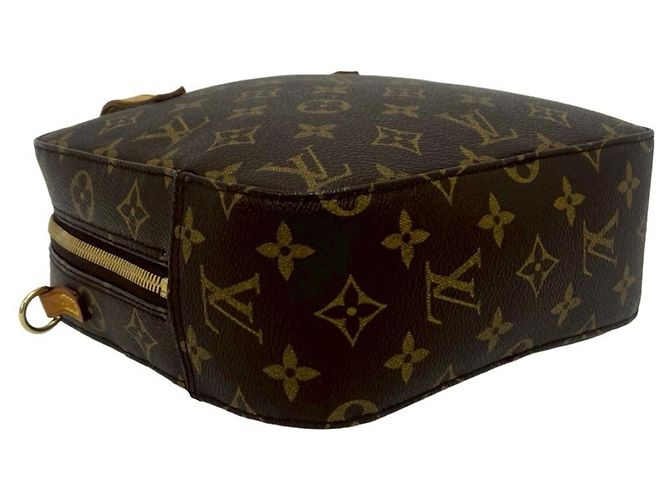 Borsa a tracolla Louis Vuitton Spontini in pelle monogram Marrone - vista 6