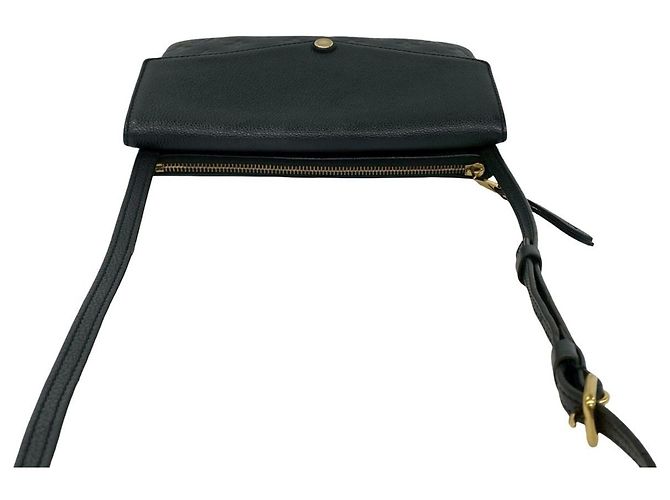 Borsa a tracolla Louis Vuitton Twice in pelle Monogram Empreinte Nero - vista 4