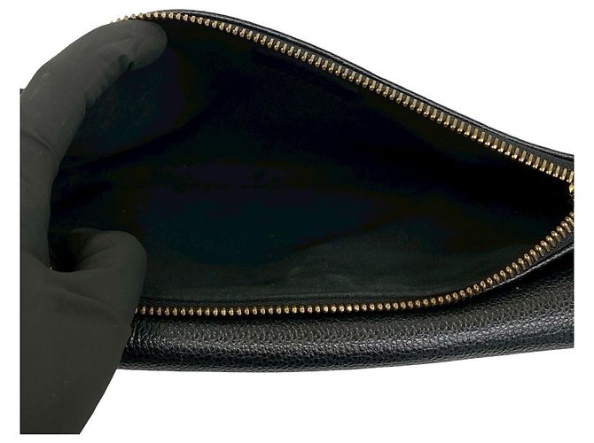 Borsa a tracolla Louis Vuitton Twice in pelle Monogram Empreinte Nero - vista 9