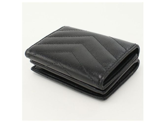 Saint Laurent Tri-fold Wallet Schwarz - Ansicht 2