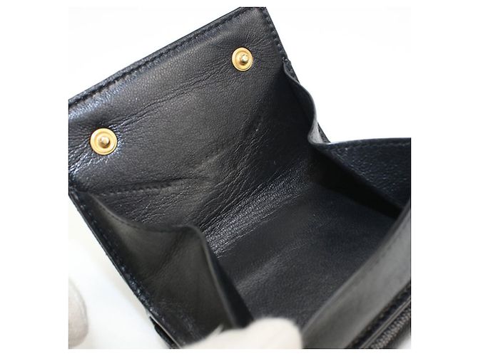 Saint Laurent Tri-fold Wallet Schwarz - Ansicht 5