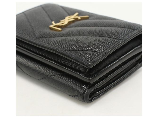 Saint Laurent Tri-fold Wallet Schwarz - Ansicht 7