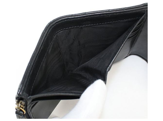 Cartera tríptico Gucci en negro - vista 5