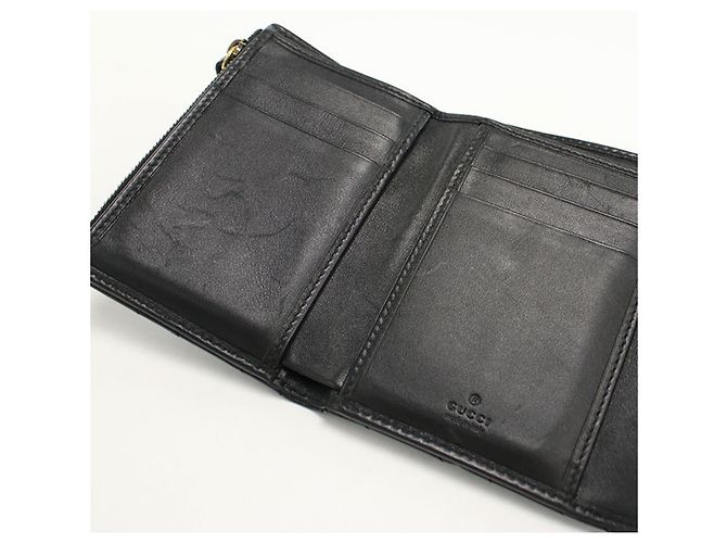 Cartera tríptico Gucci en negro - vista 6