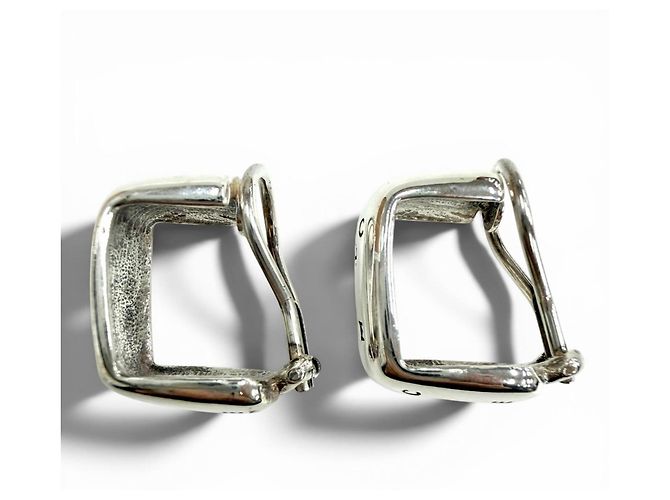 Orecchini a clip Chanel Vintage 925 Sterling Silver Argento - vista 2