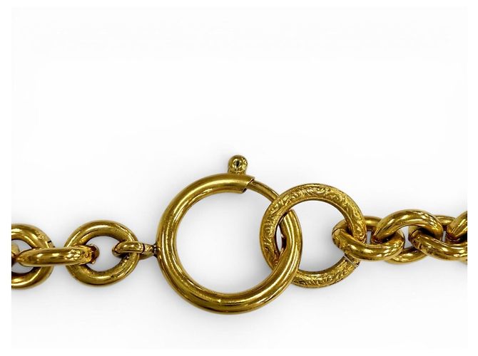 Timeless Collana a catena Chanel Vintage 94P Coco Mark D'oro - vista 6